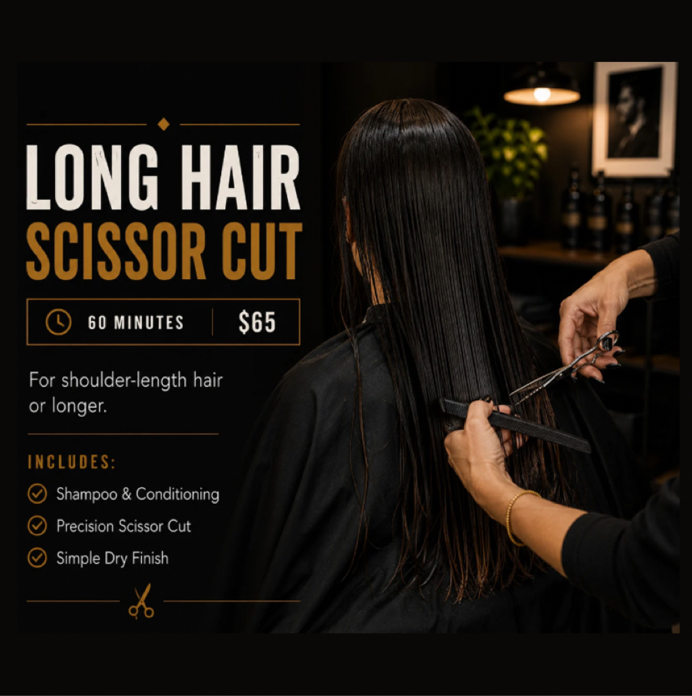 Scissor Cut at Artisan Salon & Barber Studio in Lake Mary, FL
