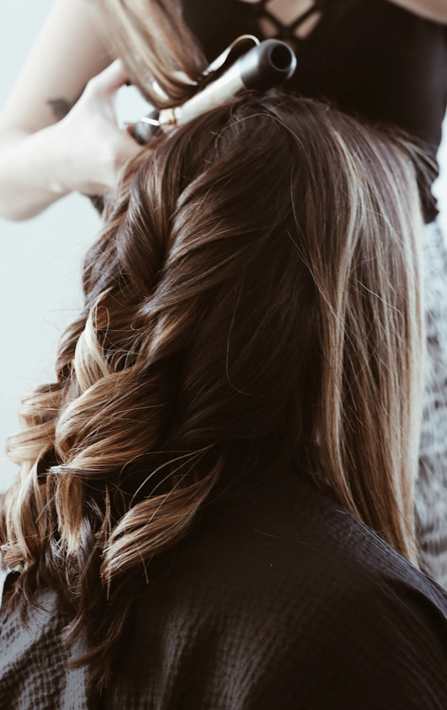 Wash, Blow Dry With Curls