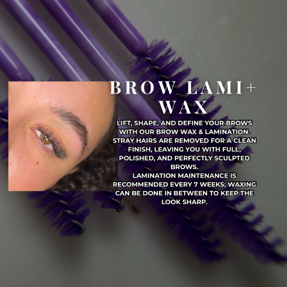 Brow Lamination & Wax at The Aurora Effect in Winterhaven, FL
