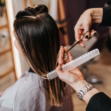 Womens Haircut at Gracie Lou’s Rustic Roots in Kasson, MN