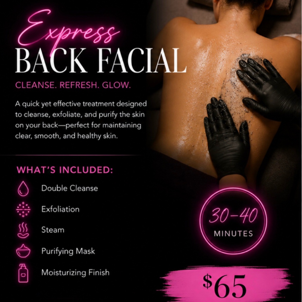 Glo On The Glow Express Back Facial at Glo Babe Esthetics By Rachel Kay in Dayton, OH