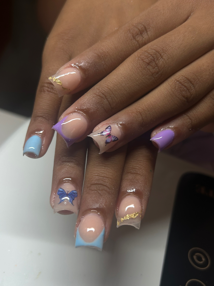 Mini Short Acrylic Full Set at Acrylicsbymarii in See You Soon <3, CT