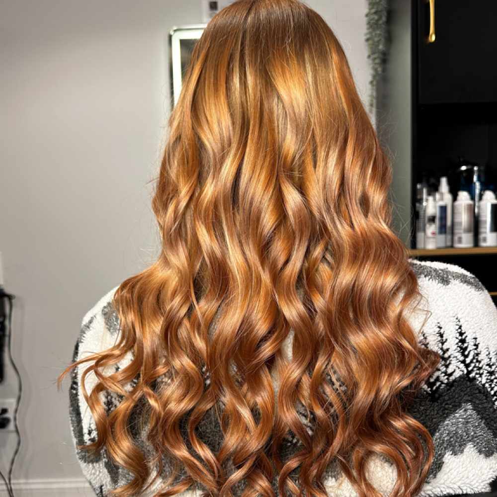 Partial Highlight, Haircut & Style out at Color me Vivid by Ashlyn in Calera, AL