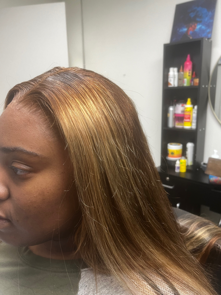 Synthetic Lace Wig Installation