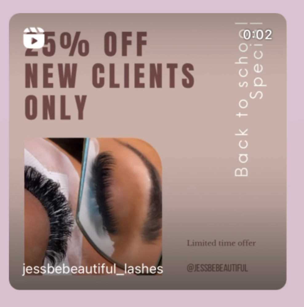 25% Off Client Fullsets 🎉