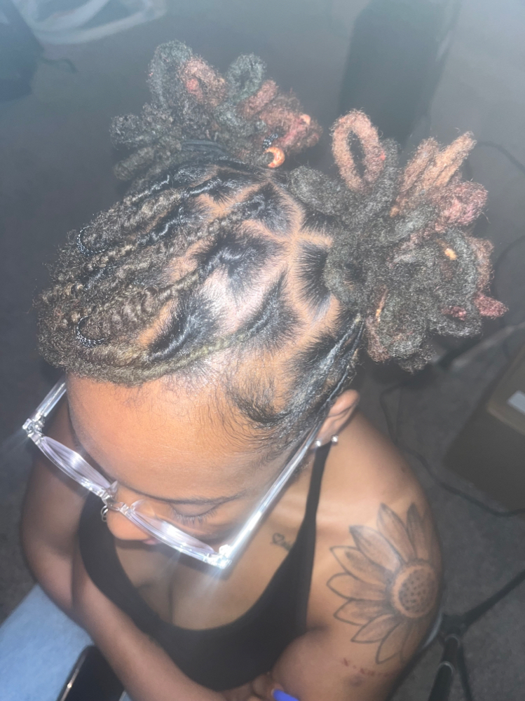 Double Petal Bun W/ Swoop at Loc.dRomance❤️ in Waldorf, MD