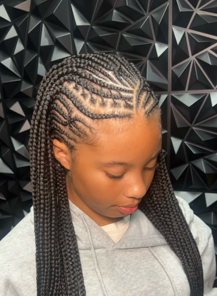 Kids Fulani Braids at Boobabe Braidn Bar in Oxon Hill, MD