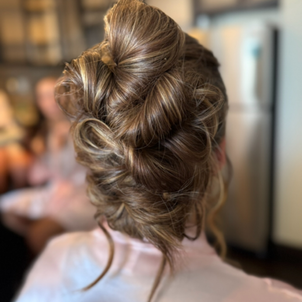 Bridal Hair - Bride at Electric Veil Studios in Colorado Springs, CO