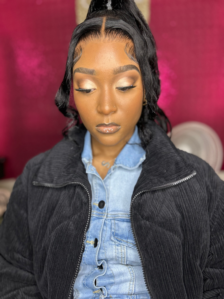 Soft Glam Makeup Application