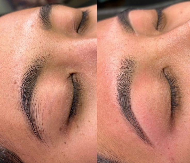 Eyebrow waxing