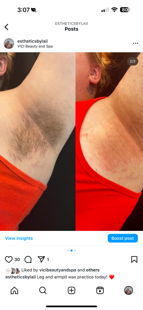 Underarm Wax