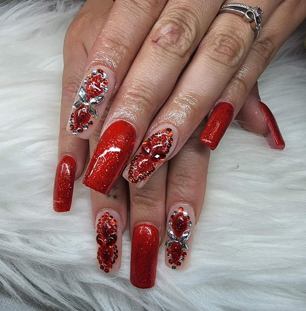 Premium Acrylic Full Set at Queen Girlish By Lady J in Nampa, ID