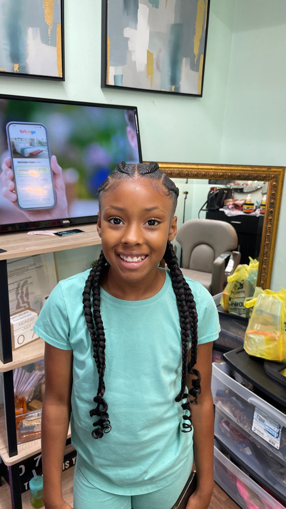4 STITCH BRAID BUN at Crownedbyshanti in Pontotoc, MS