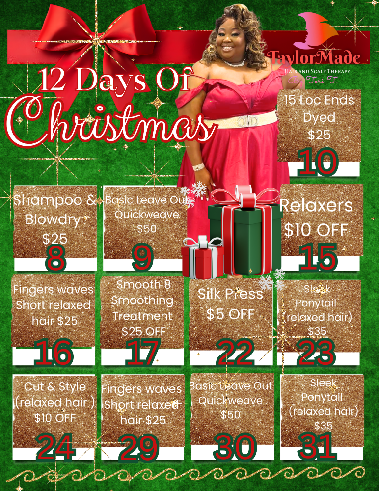 12 DAYS OF CHRISTMAS