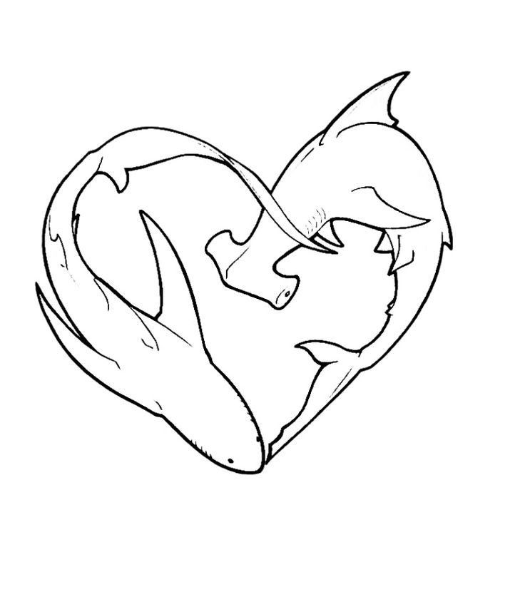 Custom Shark Heart