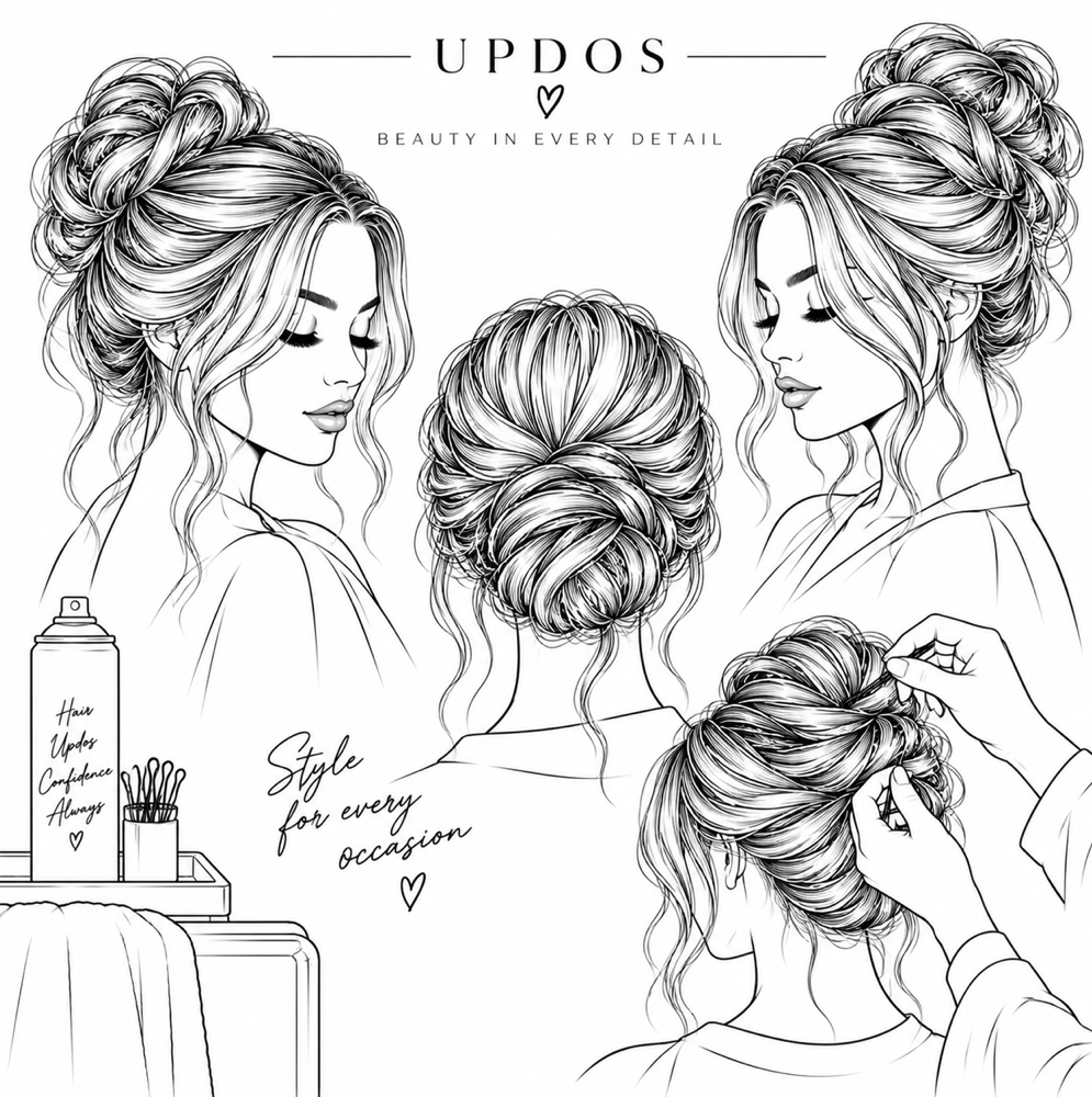 Updo at The FAB Spot, Beauty and Bling in West Chester, OH