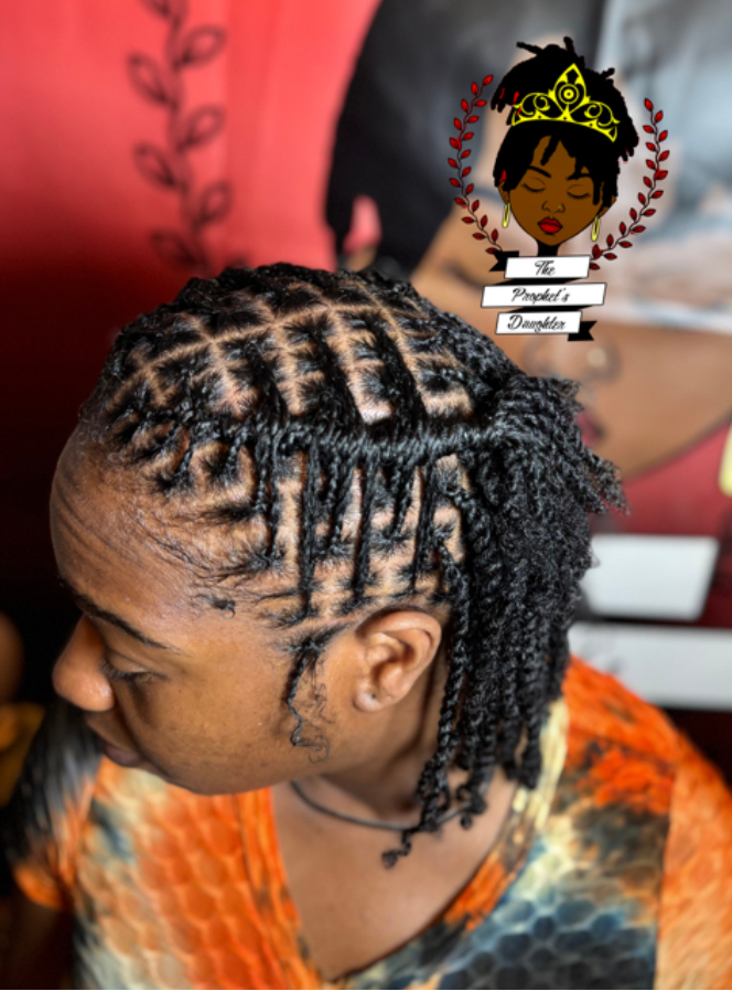 Small Two Strand Starter Locs (4-8 inches)