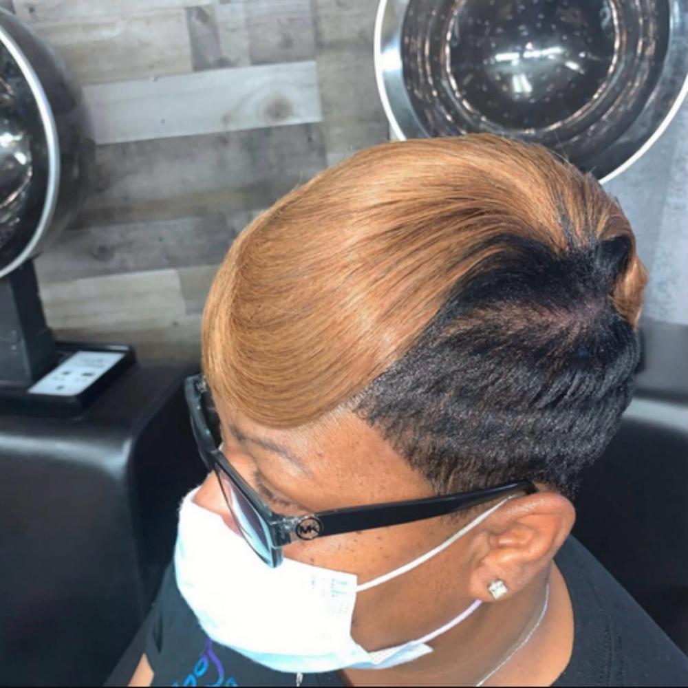Side Bang or Crown QW at JAlex Hair Studio in Pearland, TX