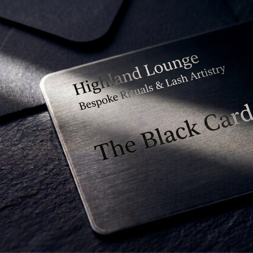 The Highland Black Card at Highland Lounge | Bespoke Rituals-Lash Artistry in Big Spring, TX