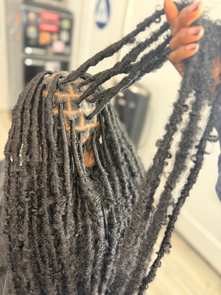Butterfly Locs (Butt Length, W/Hair at HairByYaya in San Francisco, CA