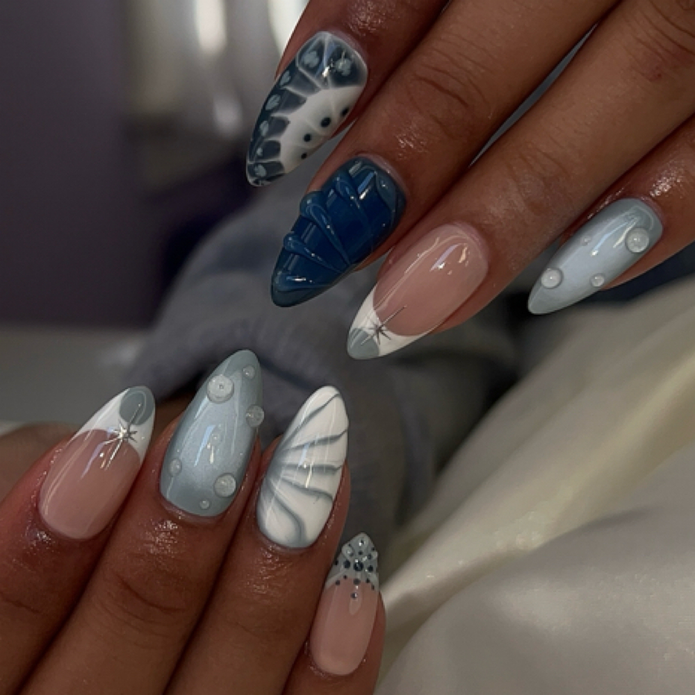 GELX (any length) at 222cutenails in los angeles, CA