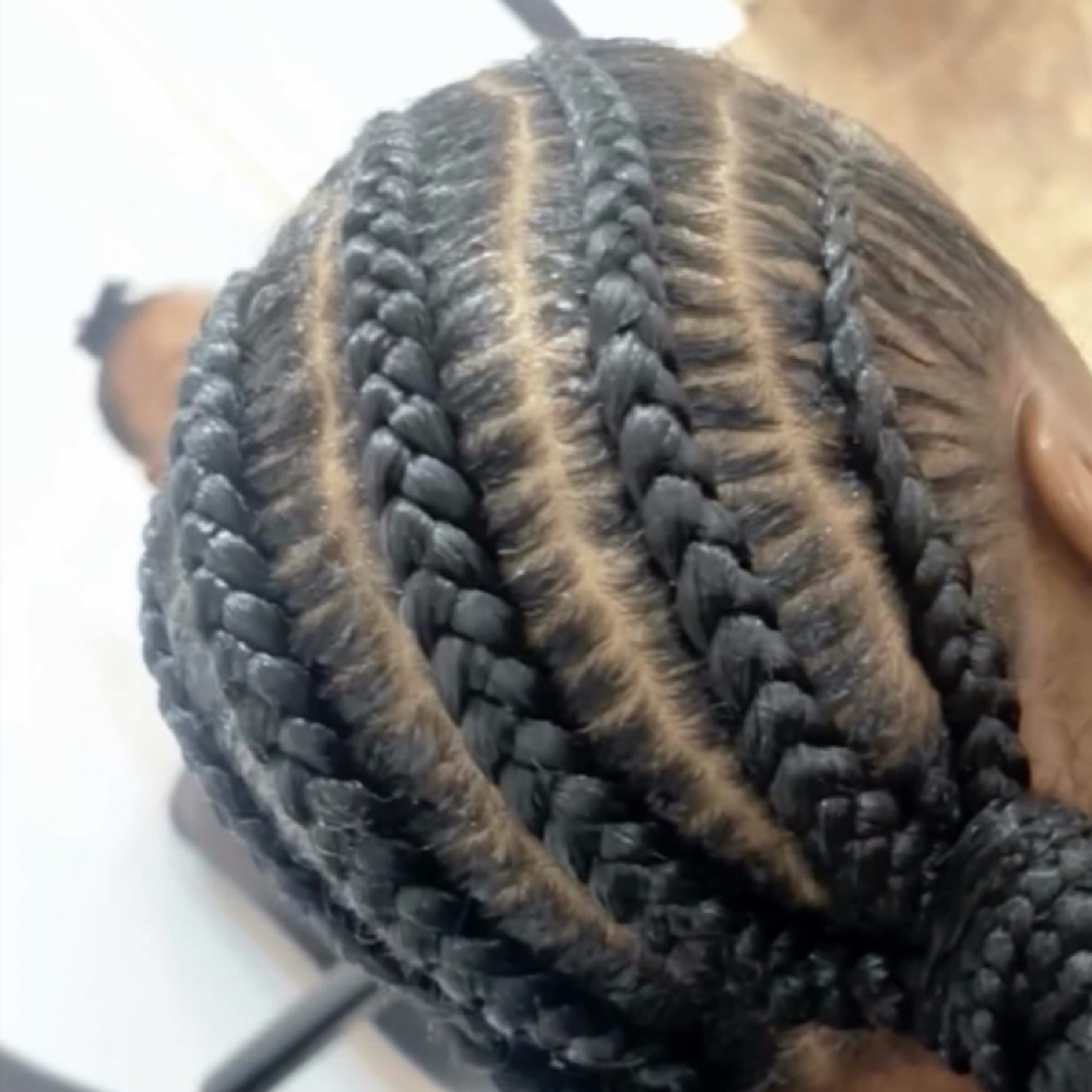 6 Stitch braids at Honee Beauty Center in Selbyville, DE