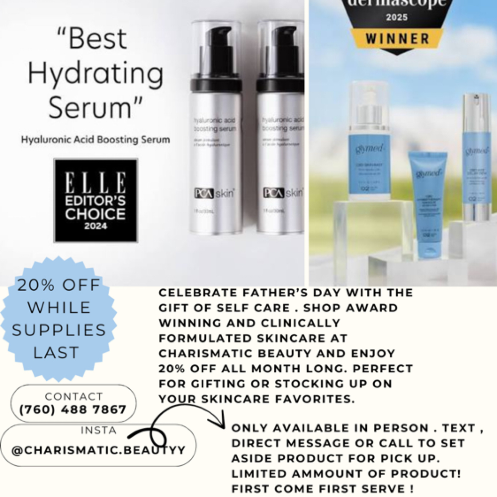 Fathers Day Grooming Essentials at Charismatic Beauty in Apple Valley, CA