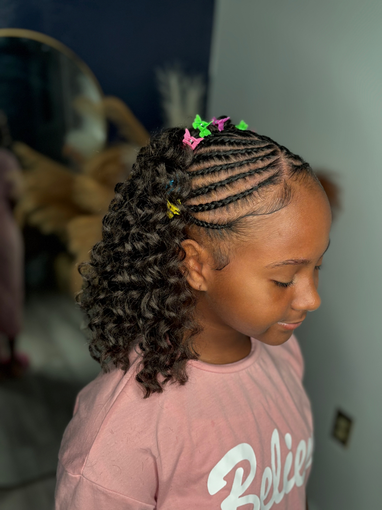 Half braids Half Crochet