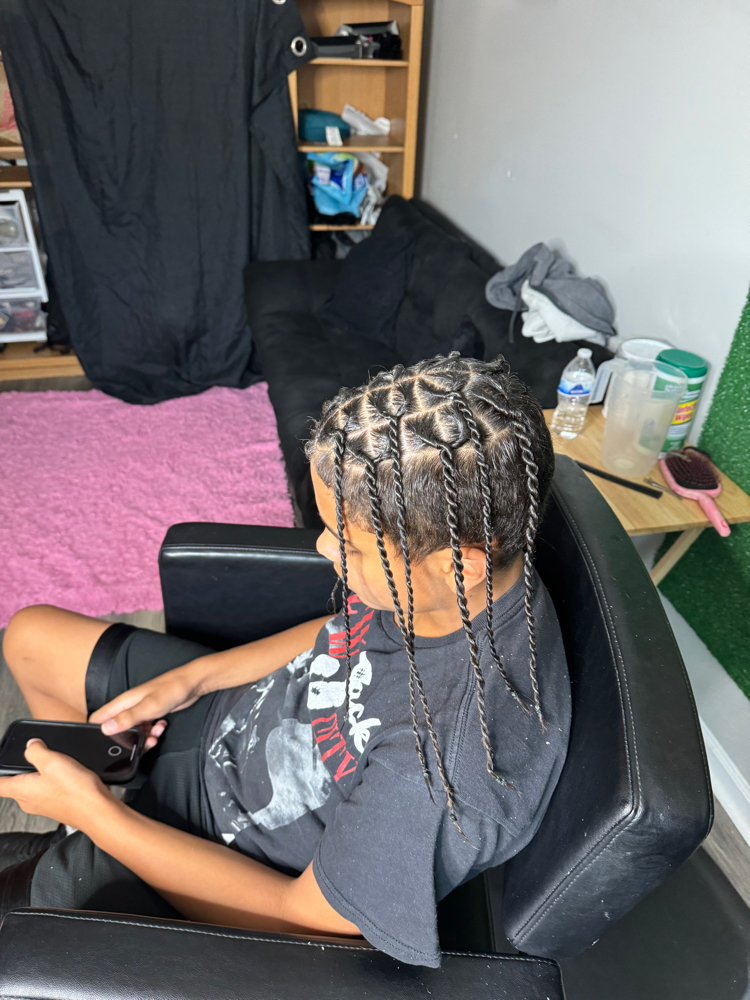 Large Two-Strand Twist