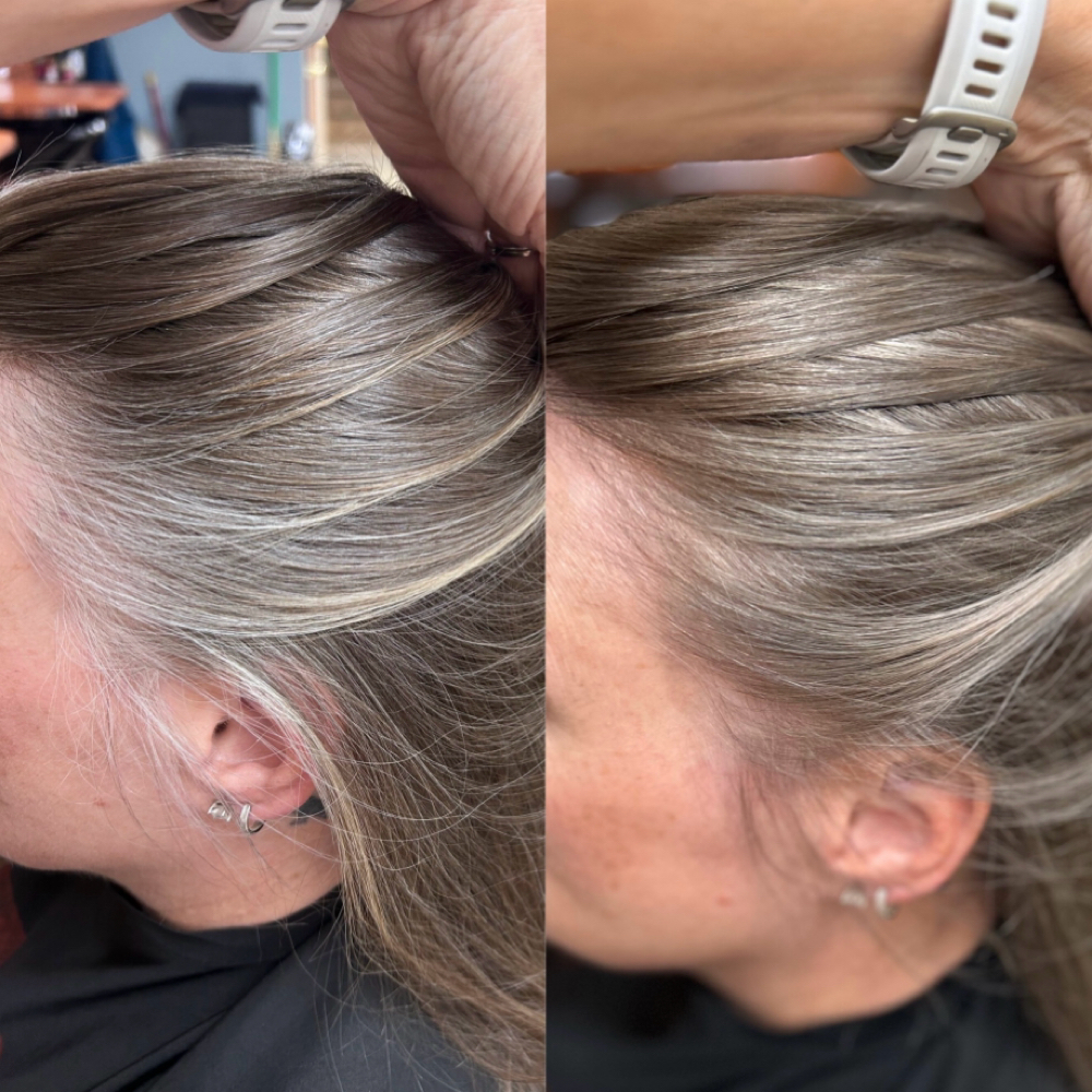 Gray Blending Experience at Hair By The Blonde Stylist in Brevard, NC
