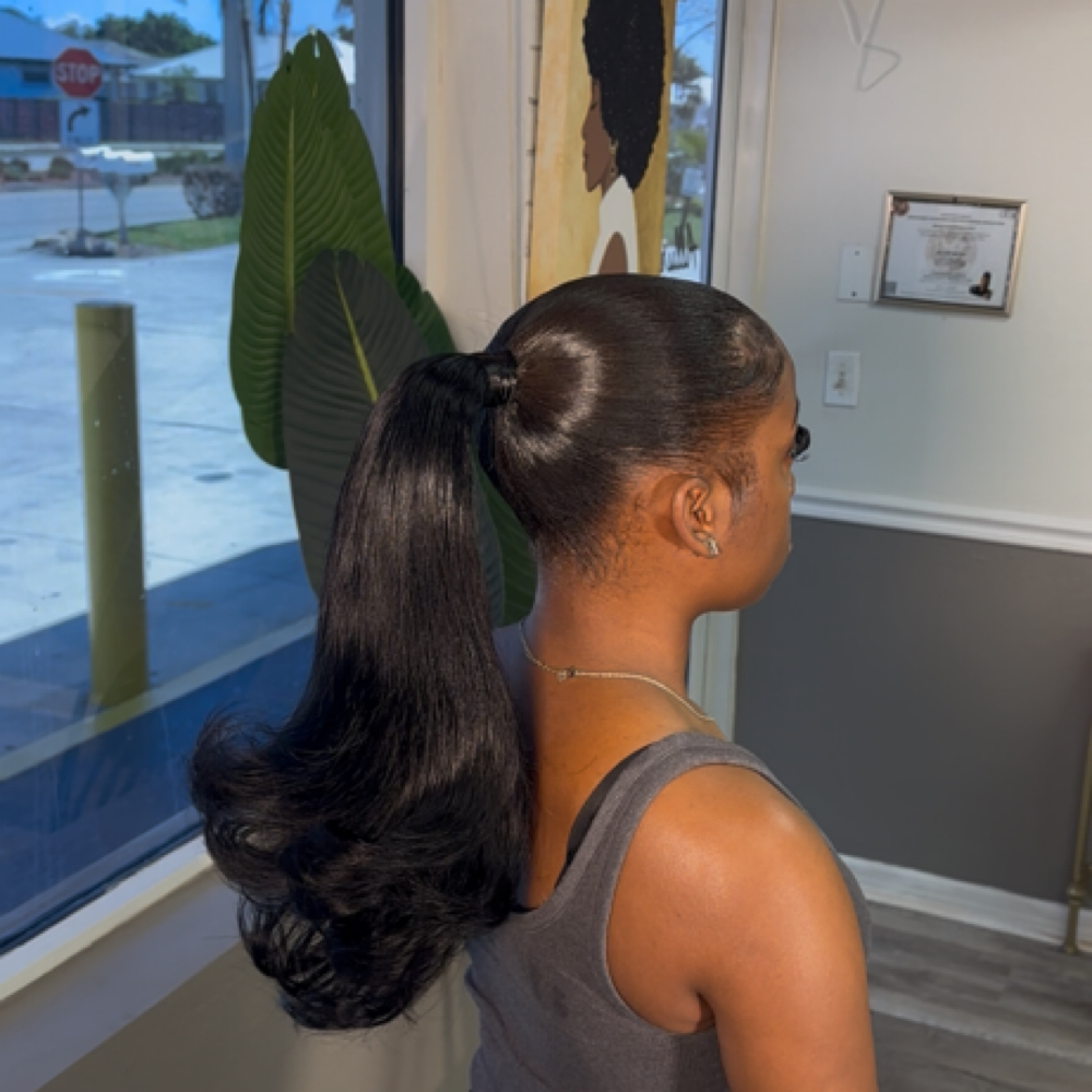 Hair Included ‼️ Flip Ponytail at Allure Salon in Port St Lucie, FL