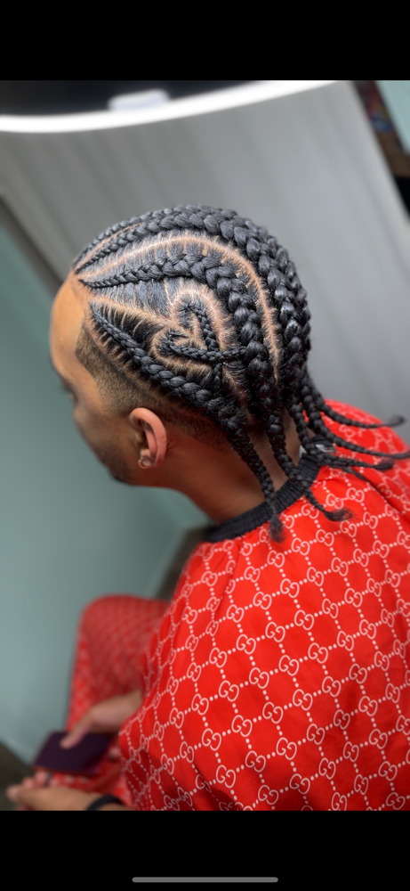 Men’s Braided Hearts Design at Slaid & Stitched in Arlington, TX
