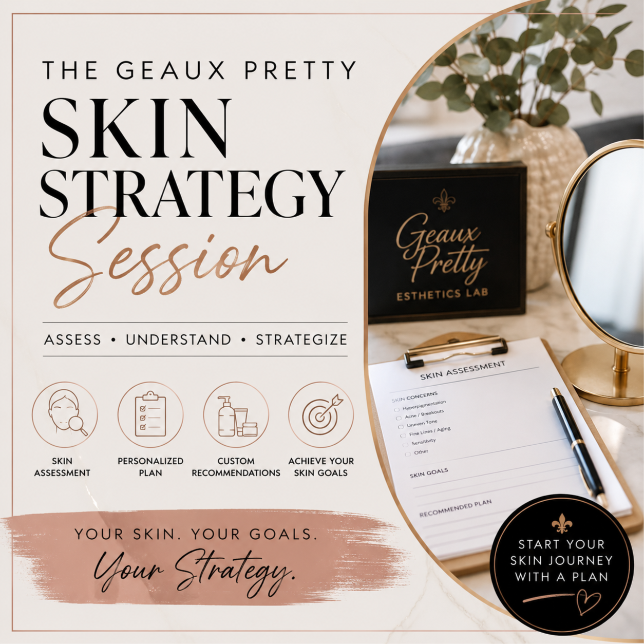 Gleaux Pretty Skin Strategy Session at Geaux Pretty Esthetics Lab in Montgomery, AL