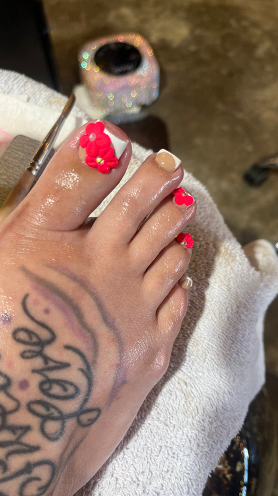 Acrylic toes