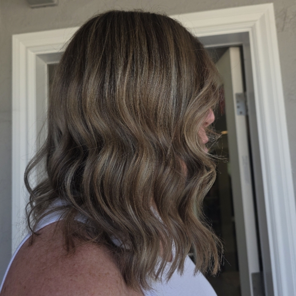 Grey Coverage at Hairologywithodalis in El Cajon, CA