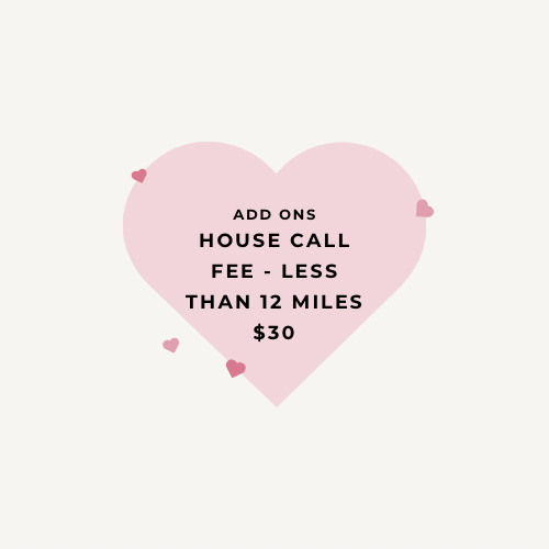 Housecall Fee - Less Than 12 Miles