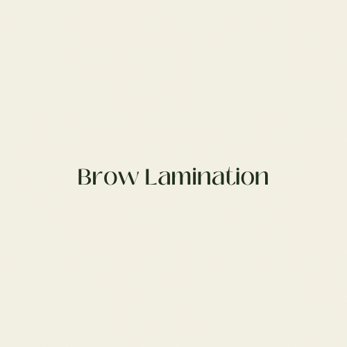 Brow Lamination