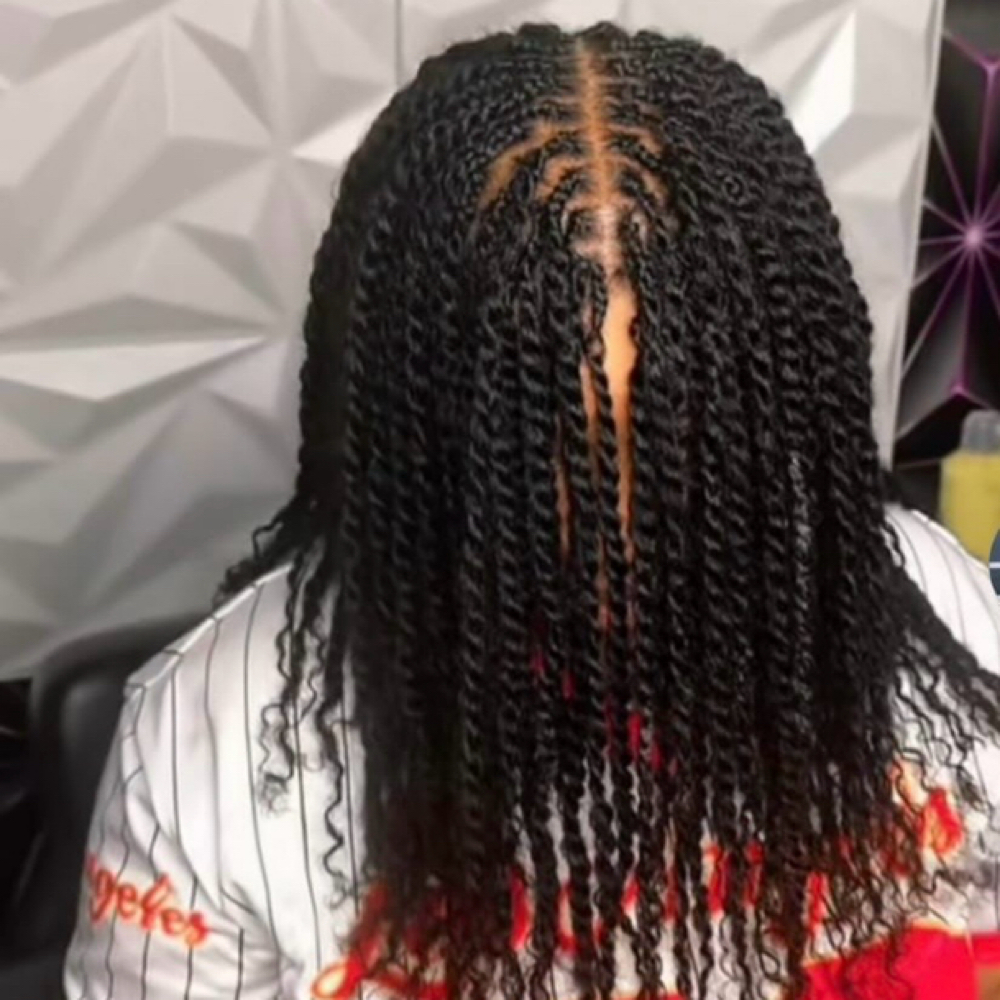 Small Twist Human Hair at Vanouhair beauty in Philadelfia, PA