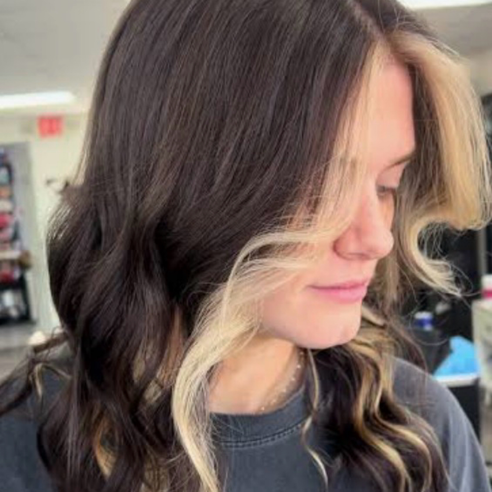10 Foil Money piece W Blowout at Hair by Marla Clayton in Port Charlotte, FL