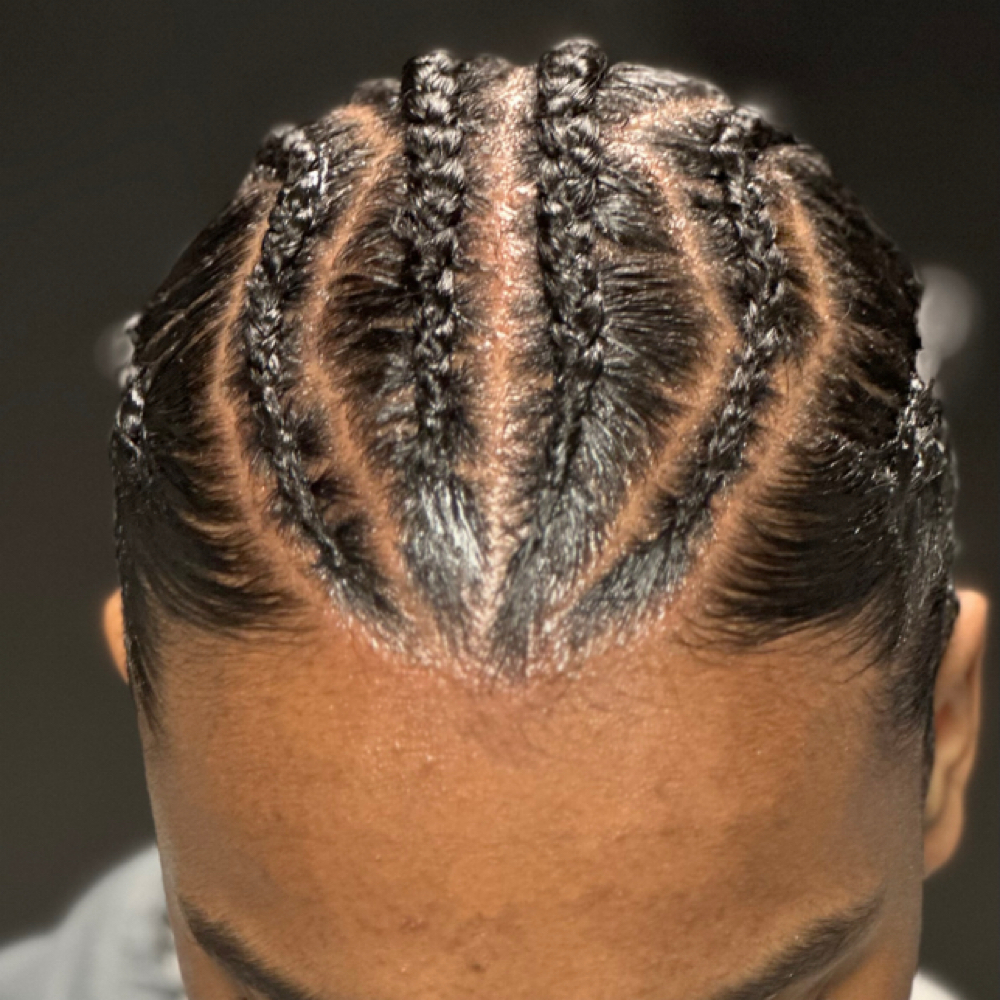 Men Scalp Braids/Conrows at Beauty Rhon-Da-Show in Memphis, TN