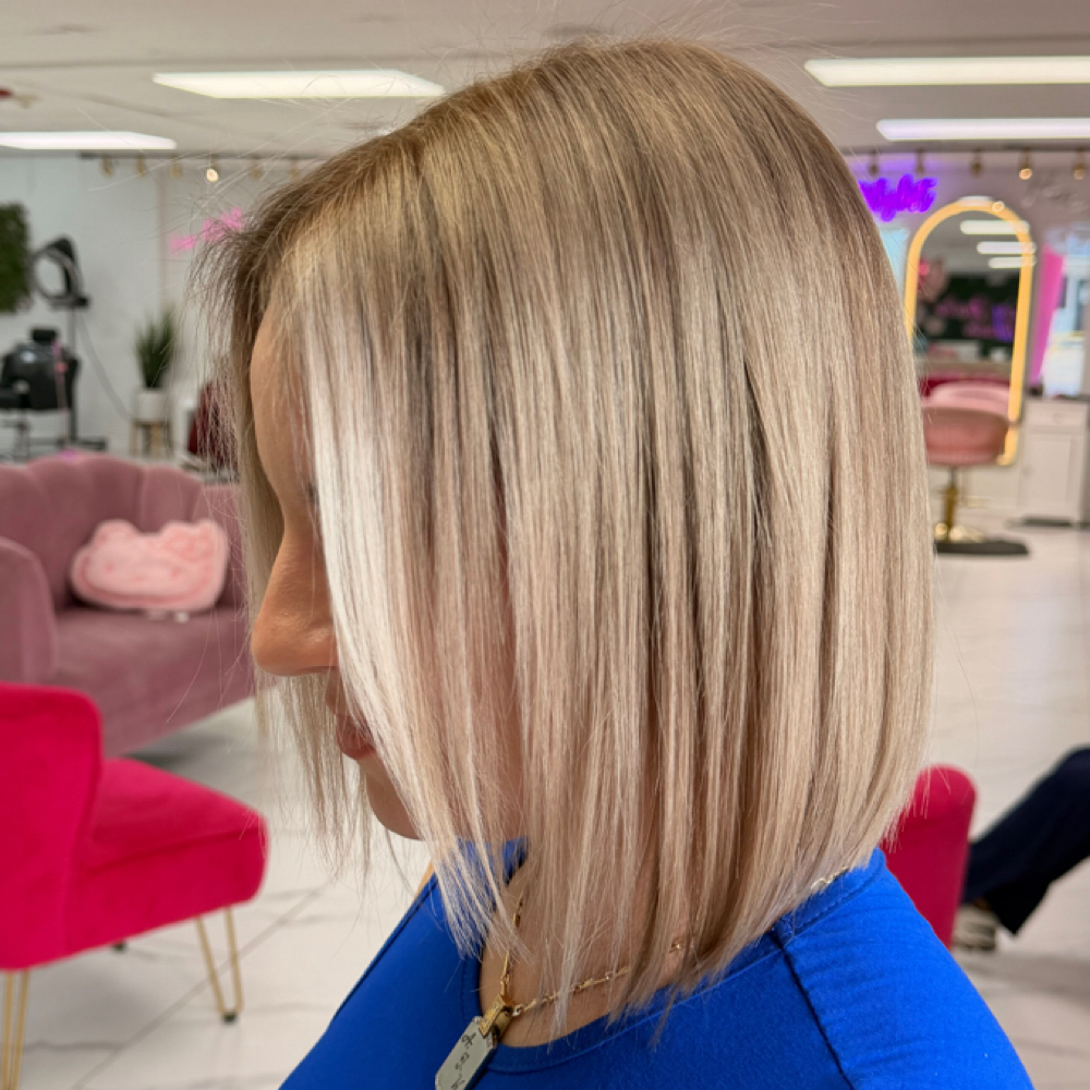 Styling at Mariela Hair Studio in Highlands, TX