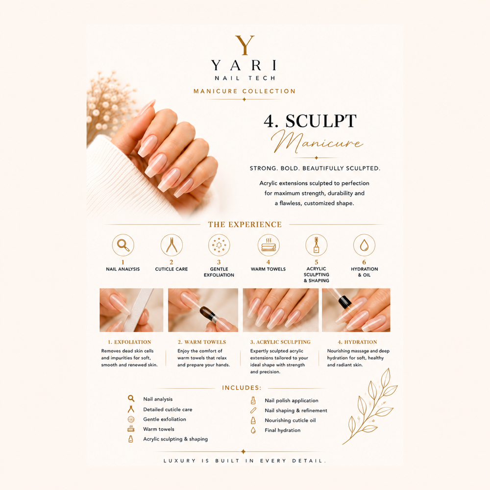 Sculp Manicure Acrylic Set at Yari Nail Tech in Covina, CA