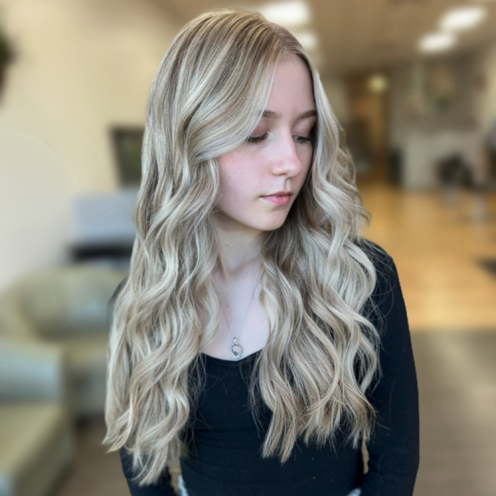 Full Hi Lite at Hair by  Brenna @ Be•you salon in Brockport, NY