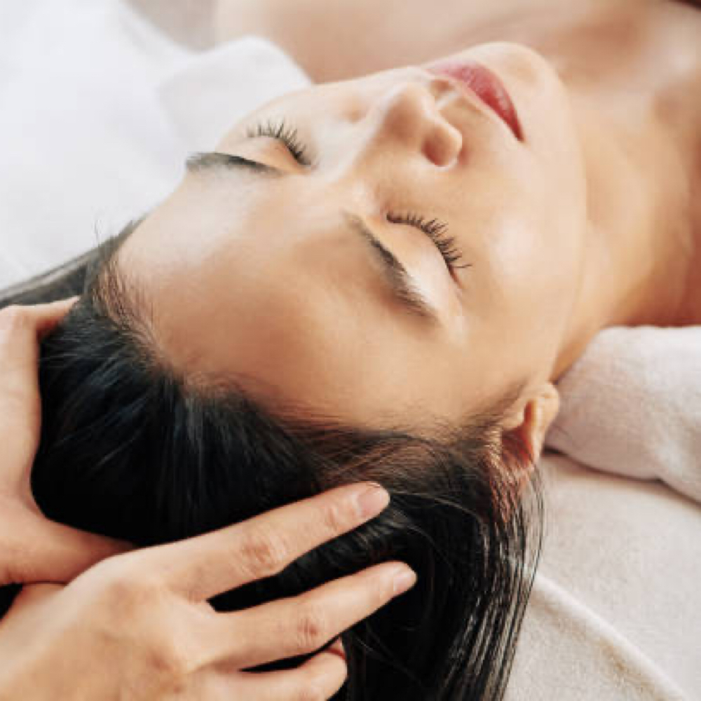 Rejuvenating scalp massage at Dermalove Aesthetics in Portland, OR