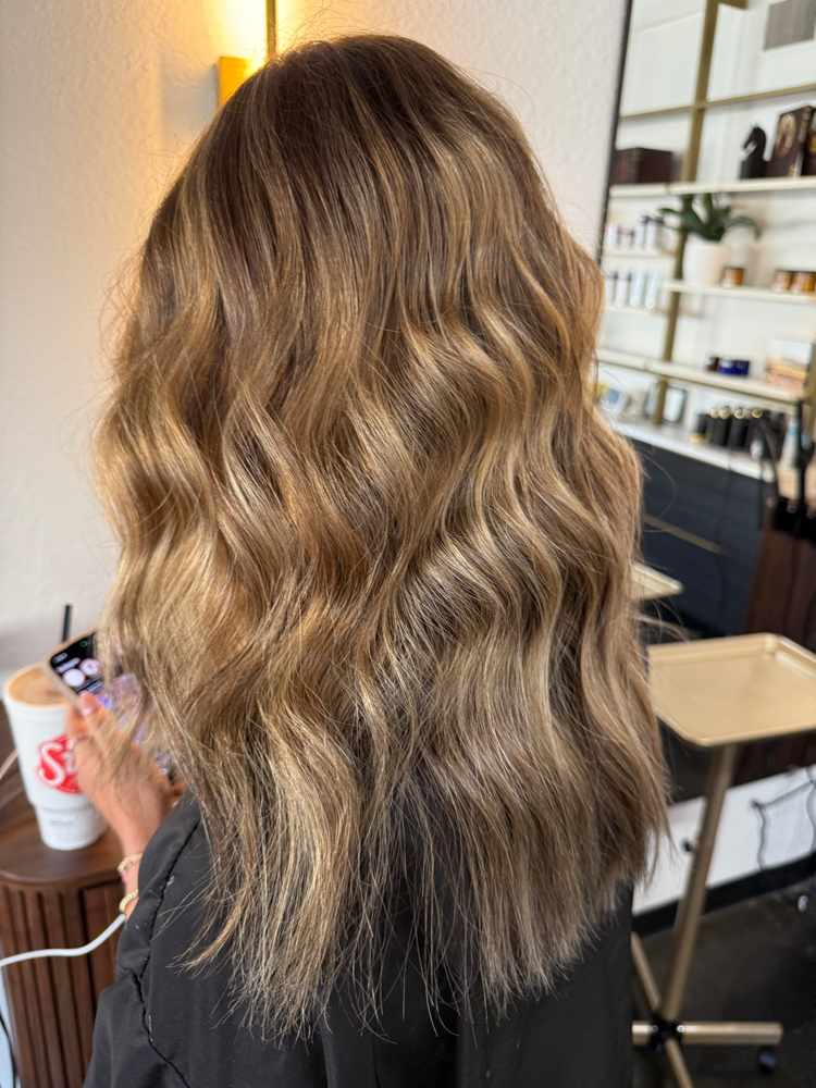Balayage Medium Length Hair at Hair by Kylee MeHarg in Terrell, TX