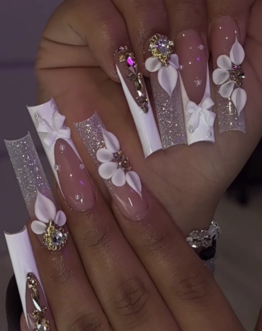 🎀✨ Acyrlic Full Set (with Design)