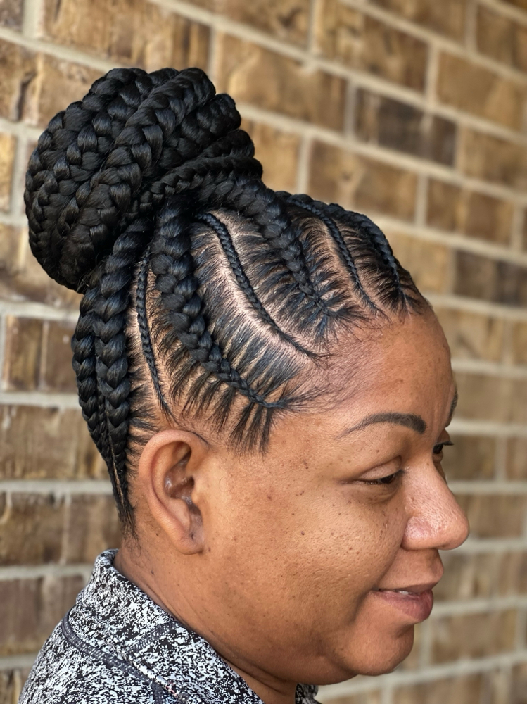 Braided High Ponytail
