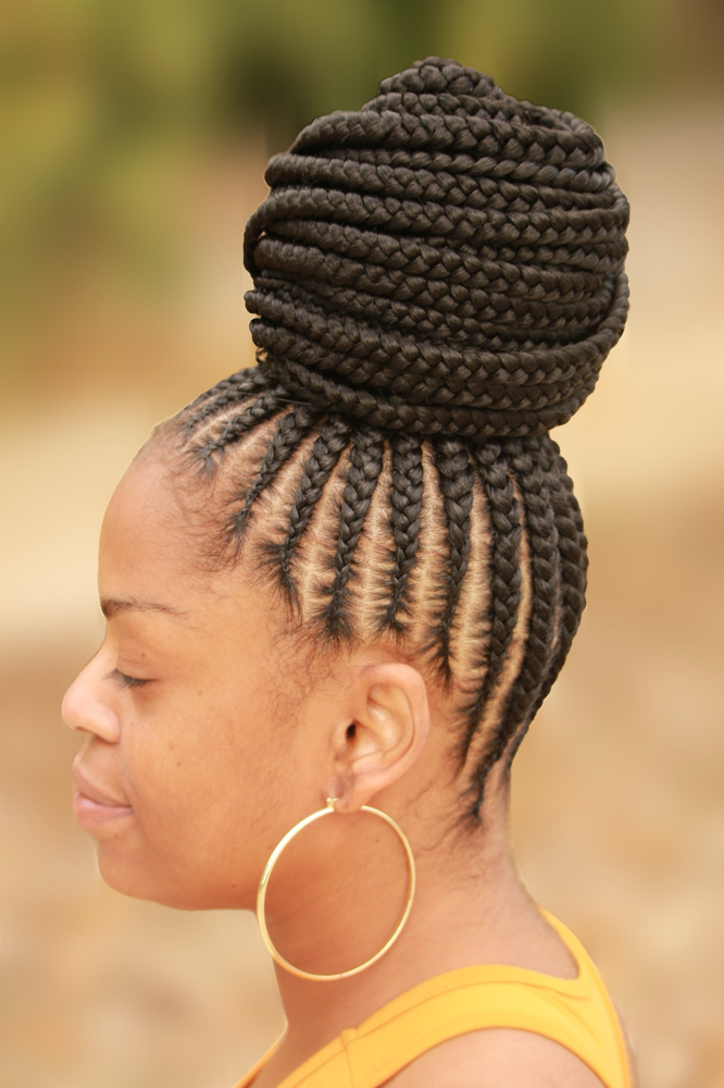 Braided High Ponytail