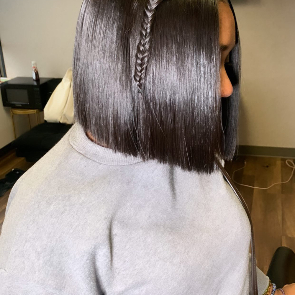 Blunt Cut Bob at Hair Styles By Madi in Oakpark, MI