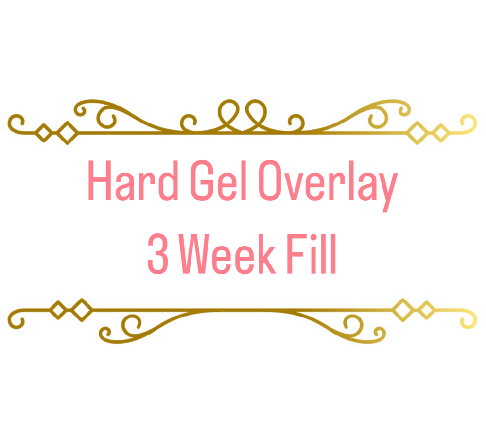 Hard Gel Overlay 3 Week Fill